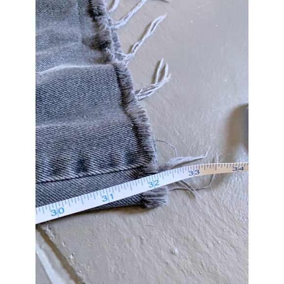 Levi's Ribcage Straight Faded Black Denim Jeans 27 - Picture 14 of 14